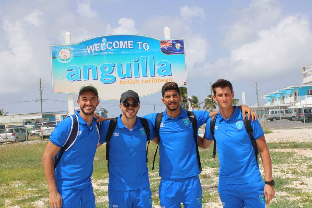 Guatemala en su arribo a Anguila