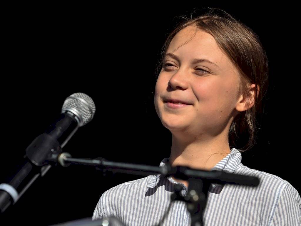 Greta Thunberg, joven activista climática, quien inició el movimiento #FridaysForTheFuture