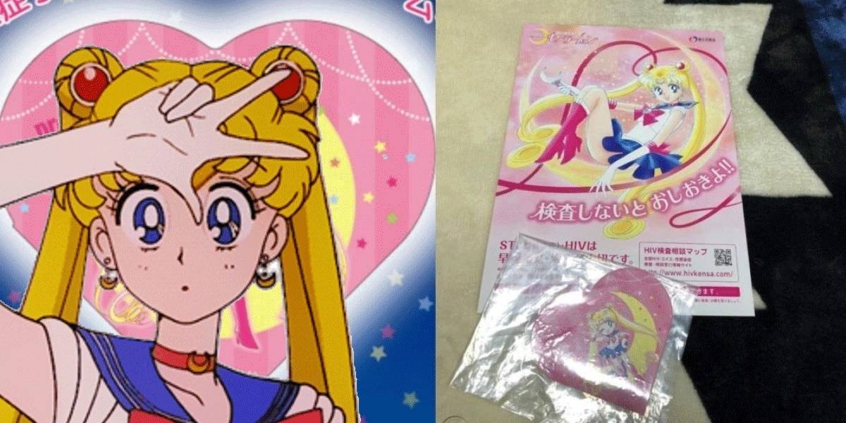 Condones de Sailor Moon son regalados por el gobierno japonés para prevenir infecciones