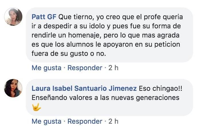 Comentario de Facebook