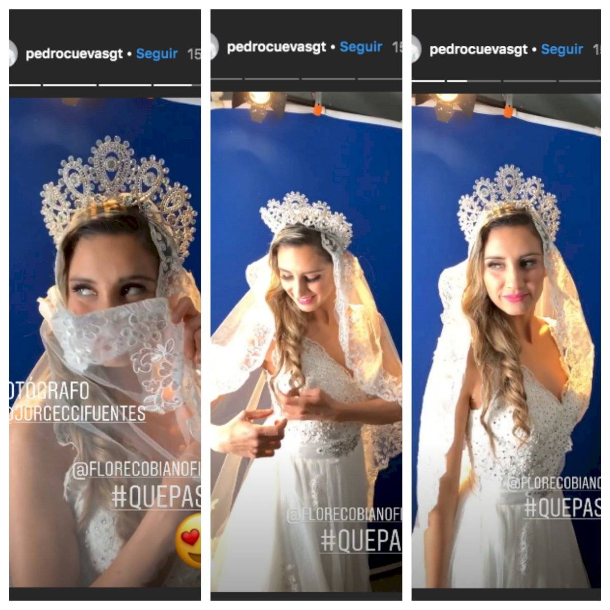 Florecita Cobián vestido de novia