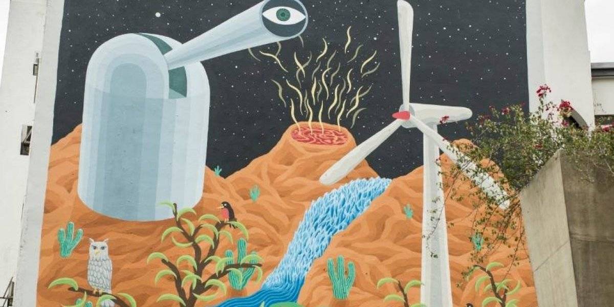 Este es el mural que celebra a la ciencia en la Alameda