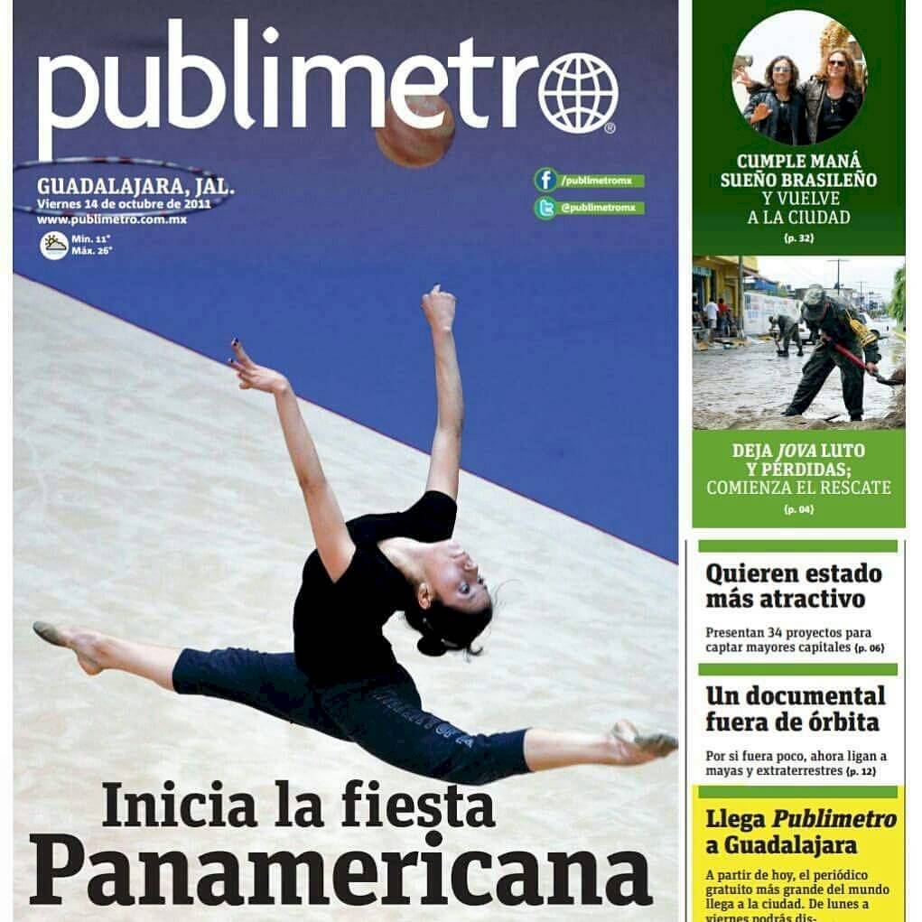 Primera portada de Publimetro GDL