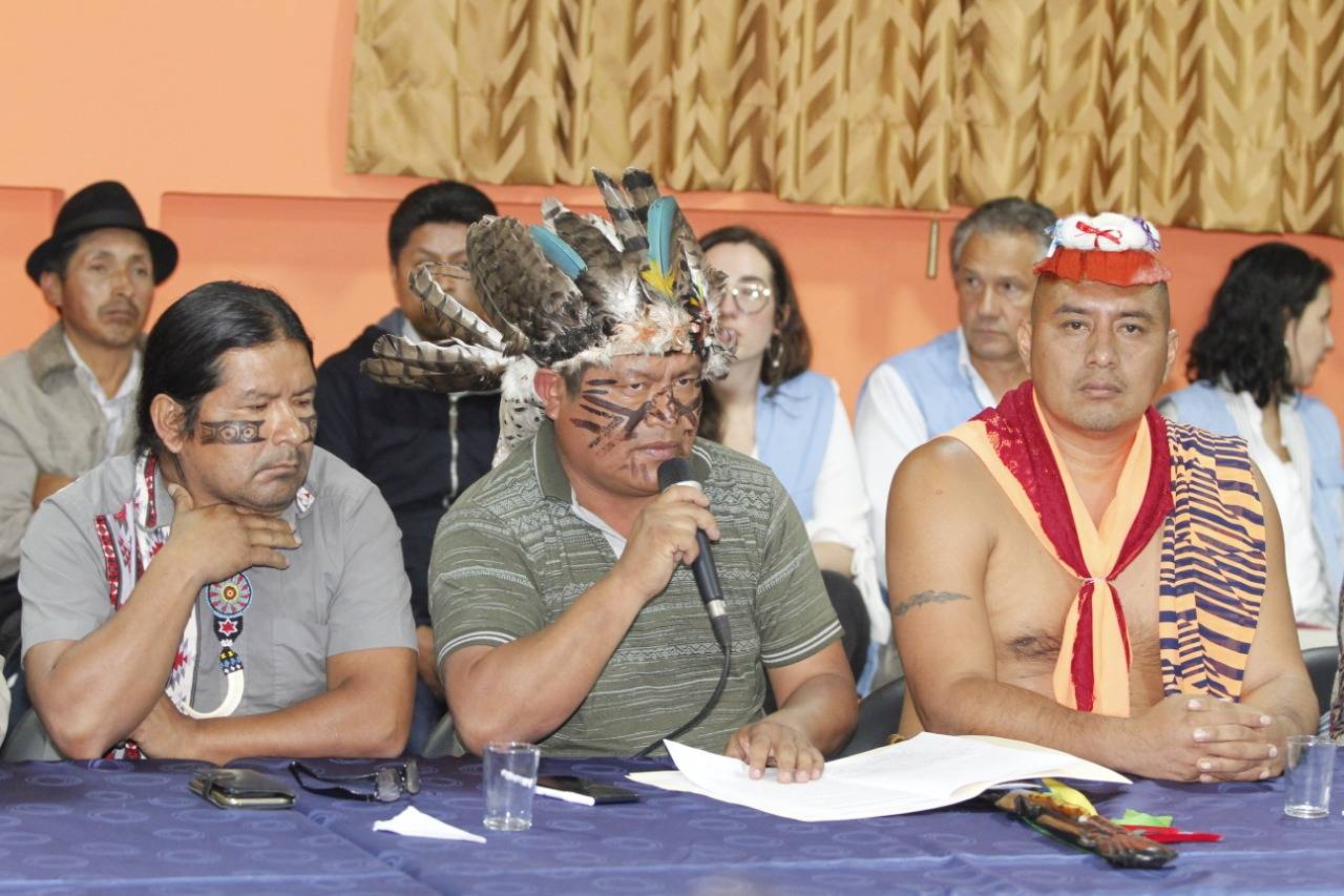Jaime Vargas, presidente de la CONAIE