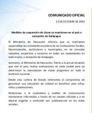 Ministerio de Educación