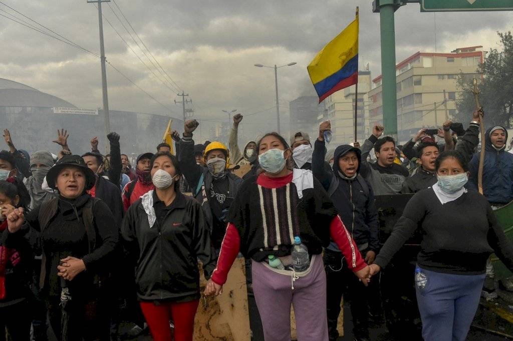 Protestas en Ecuador