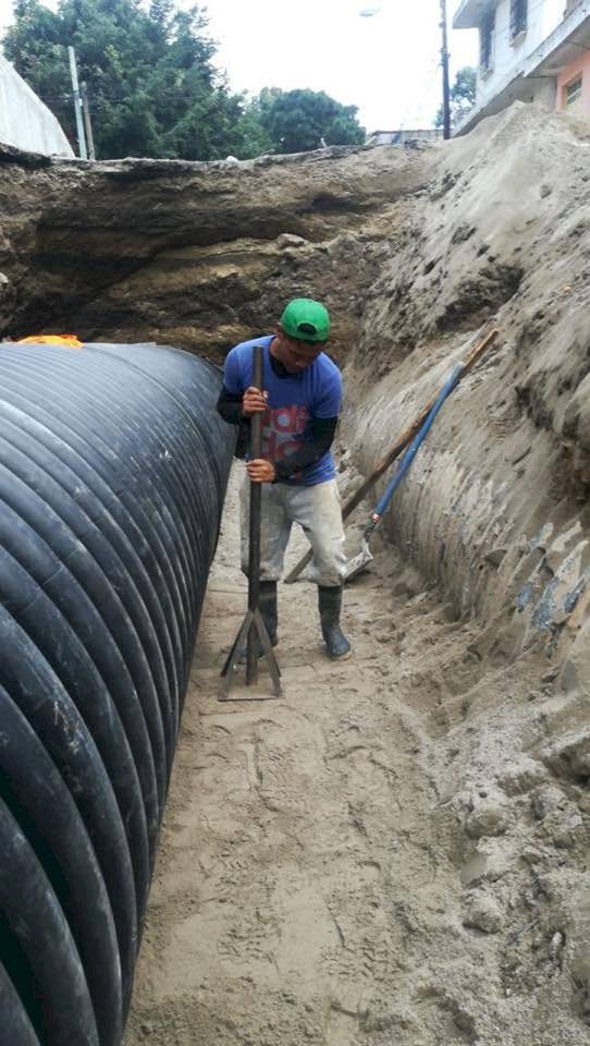 Hundimiento en colonia Pablo VI, Mixco