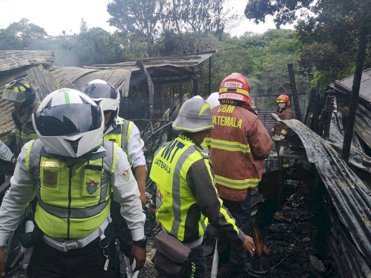 incendio en viviendas de zona 6