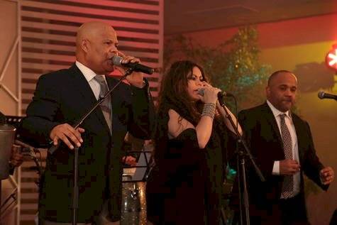Diomary La Mala durante la cena de gala Noche de Estrellas Solidarias de la ADR.