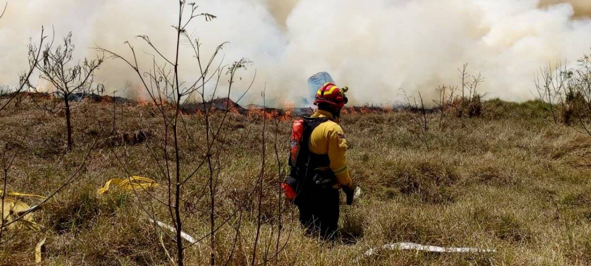 Incendio en Zámbiza
