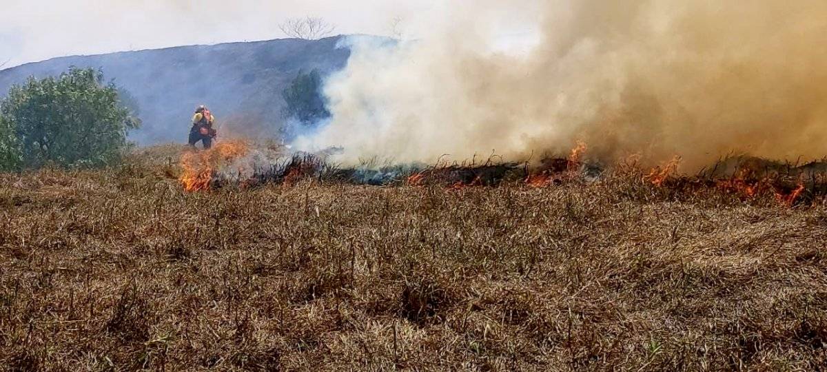Incendio en Zámbiza