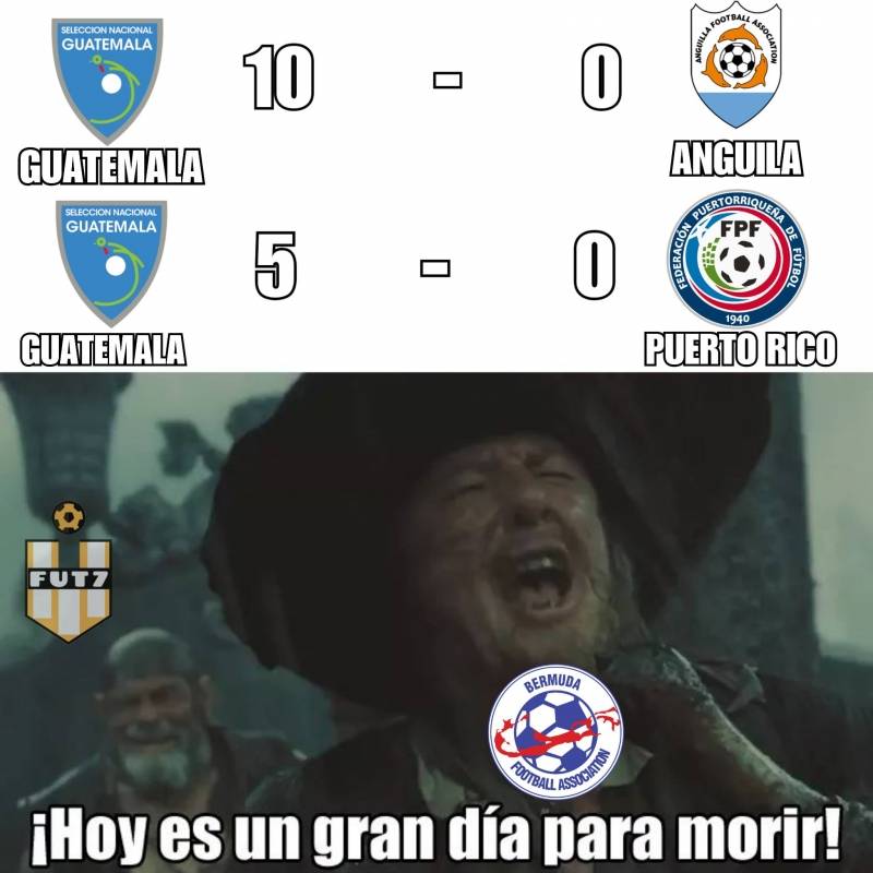 Memes Bermuda vs Guatemala