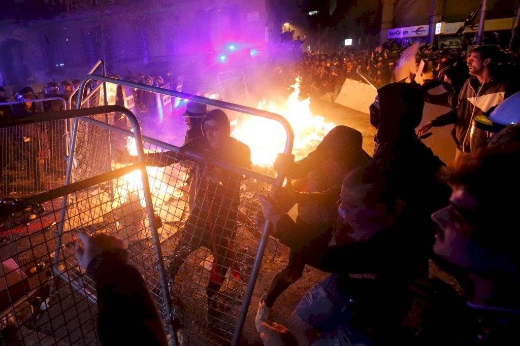 Protestas en Cataluña