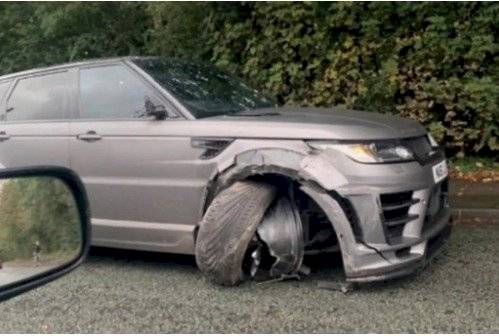 Camioneta de Sergio Agüero