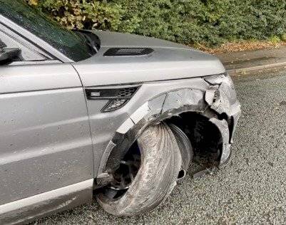 Camioneta de Sergio Agüero