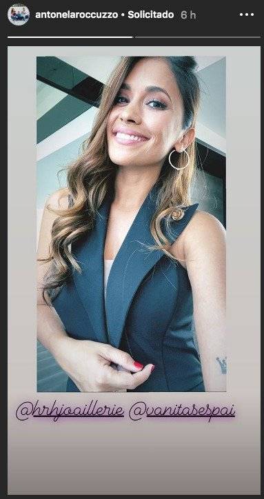 Antonela enamora selfie bota de ora Messi