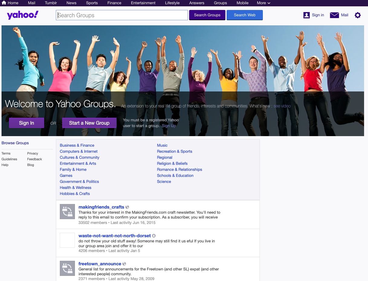 yahoo groups yahoo groups