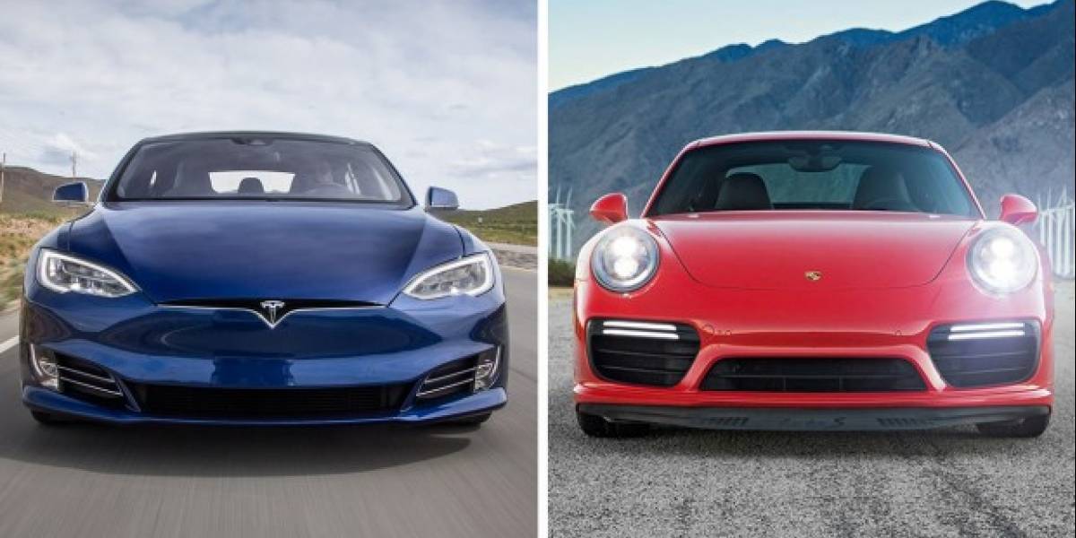 Una carrera entre un Porsche Taycan y un Tesla Model S, ¿quién ganó?