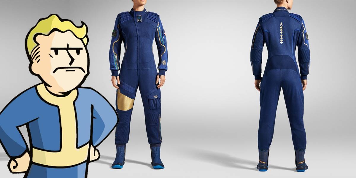 Los trajes espaciales de Under Armour para Virgin Galactic parecen sacados de Fallout
