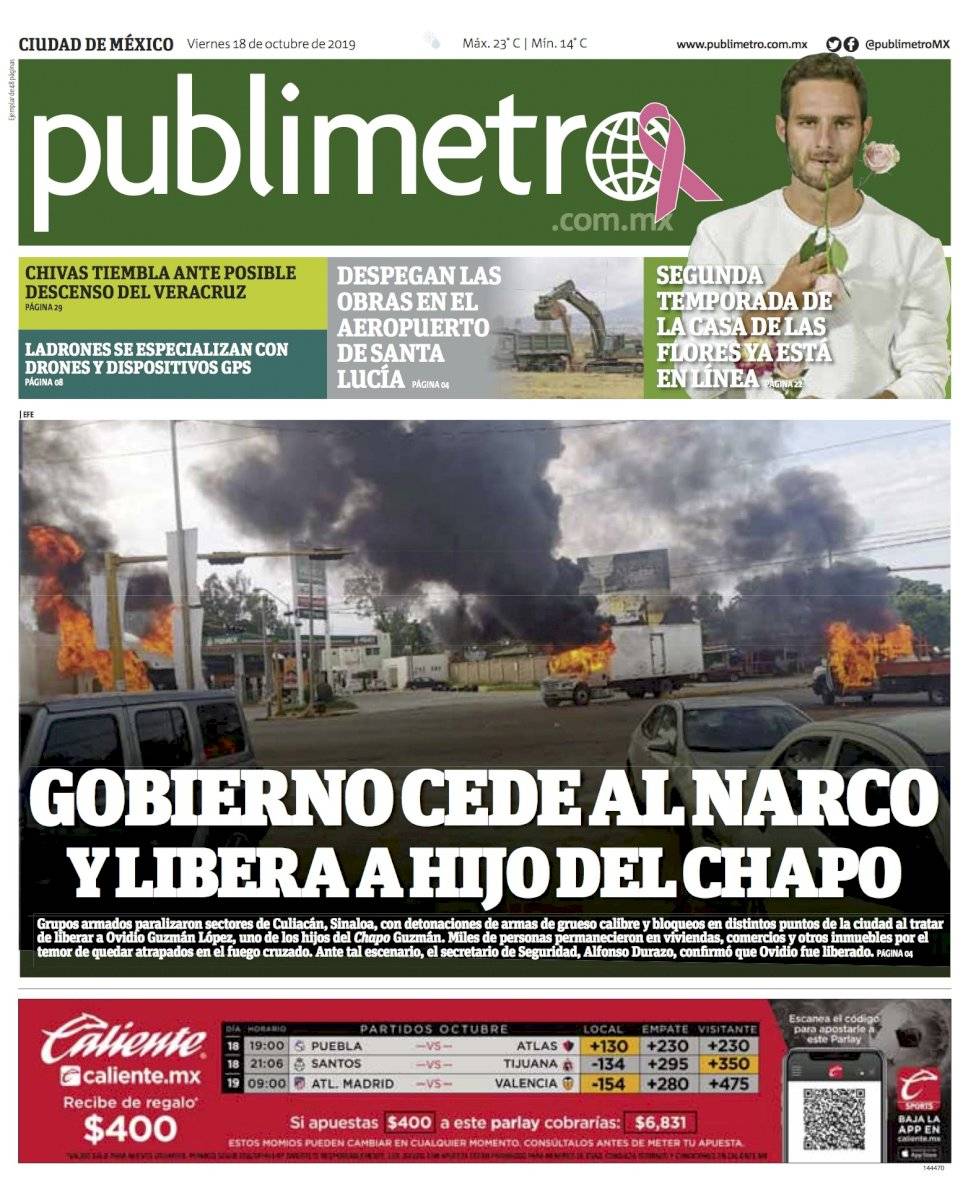 Portada de Publimetro