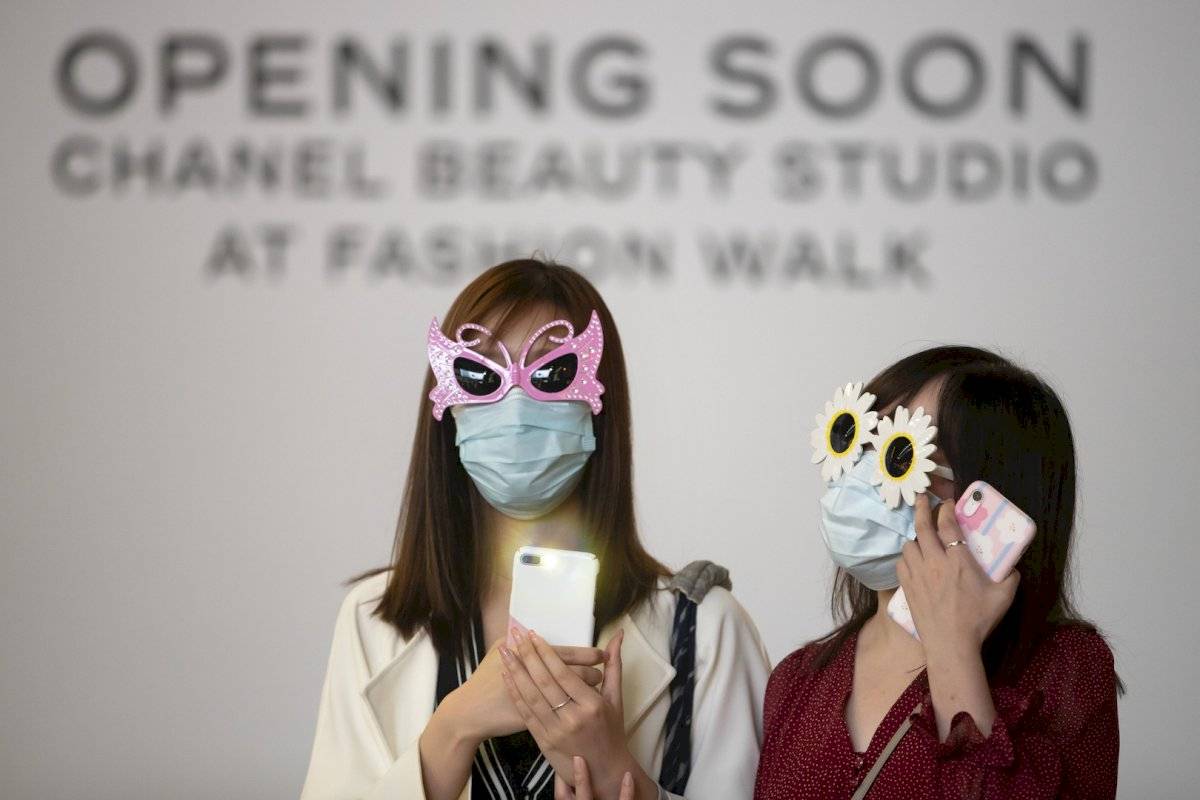 Máscaras utilizadas durante las protestas en Hong Kong