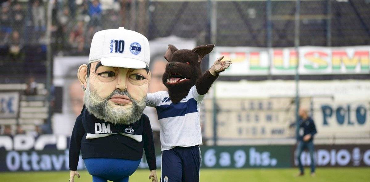 Mascota de Maradona Superliga argentina 2019