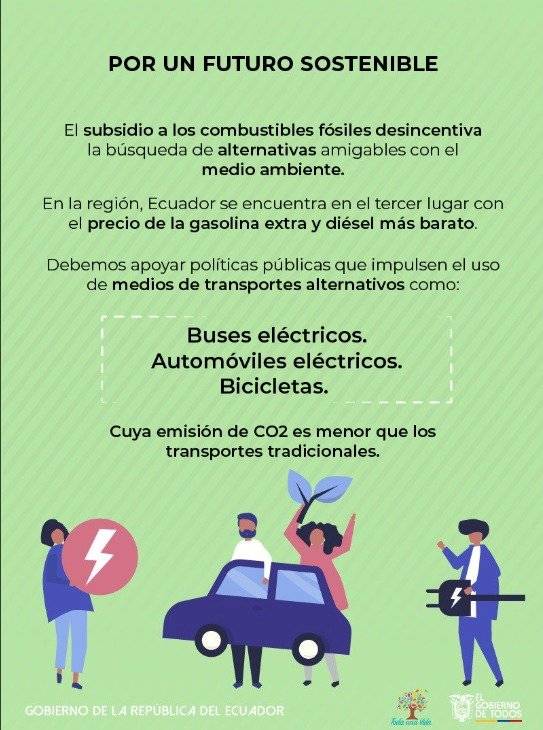 Eliminación de subsidio a los combustibles