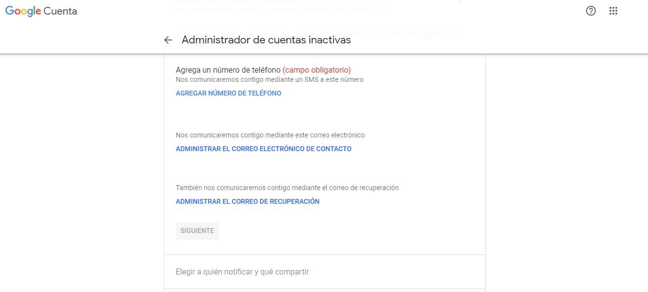 Morir en Google: cinco pasos desactivar una cuenta inactiva Morir en Google: cinco pasos desactivar una cuenta inactiva