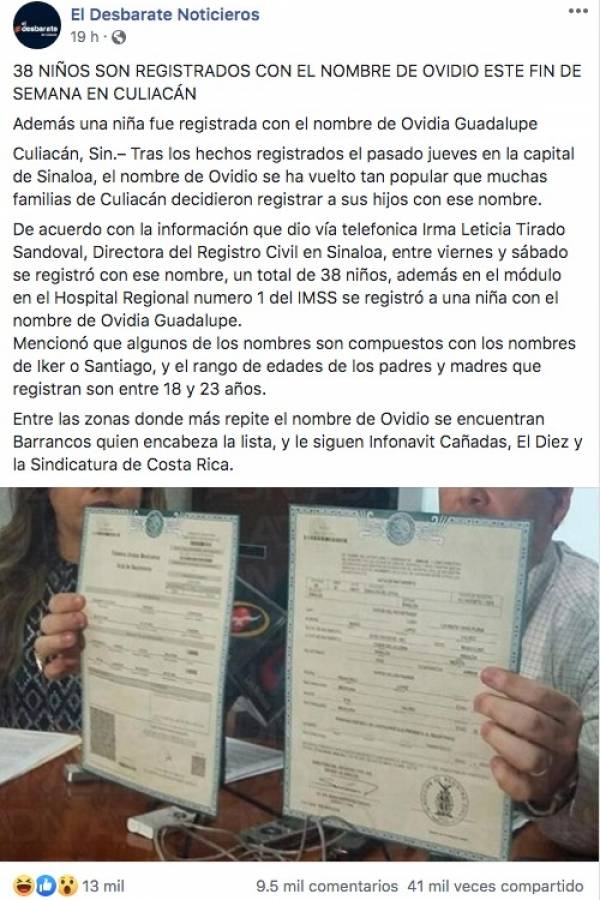 Niños Ovidio