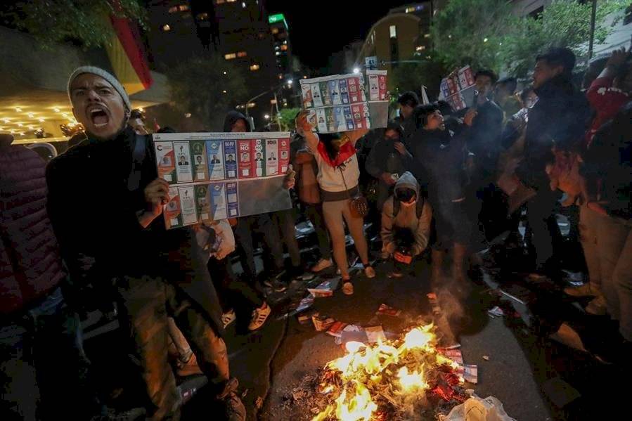 Protestas en Bolivia