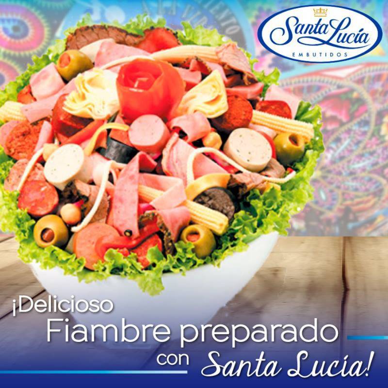 Fiambre preparado de Santa Lucía