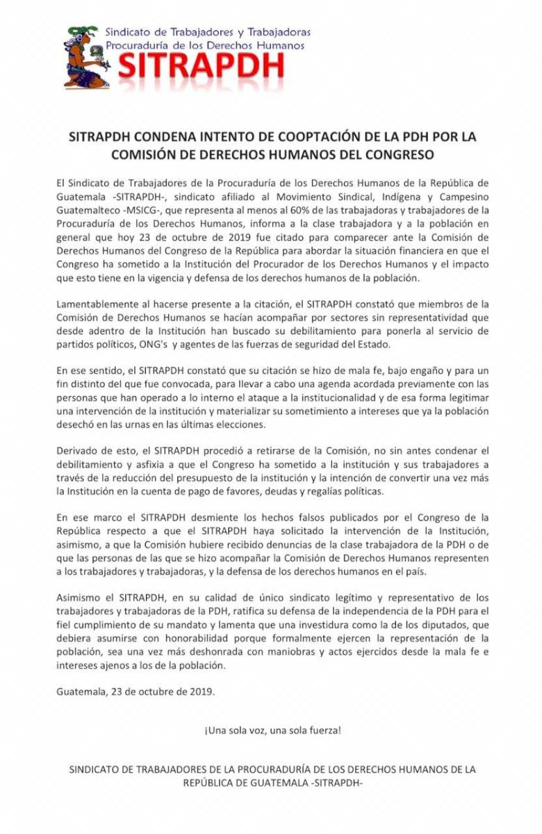 Sindicato PDH