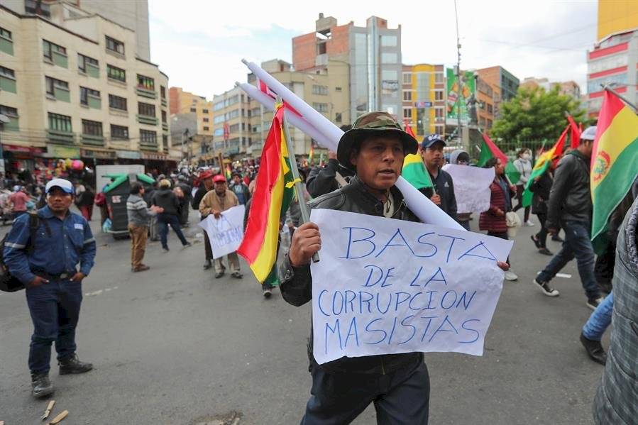 Protestas en Bolivia