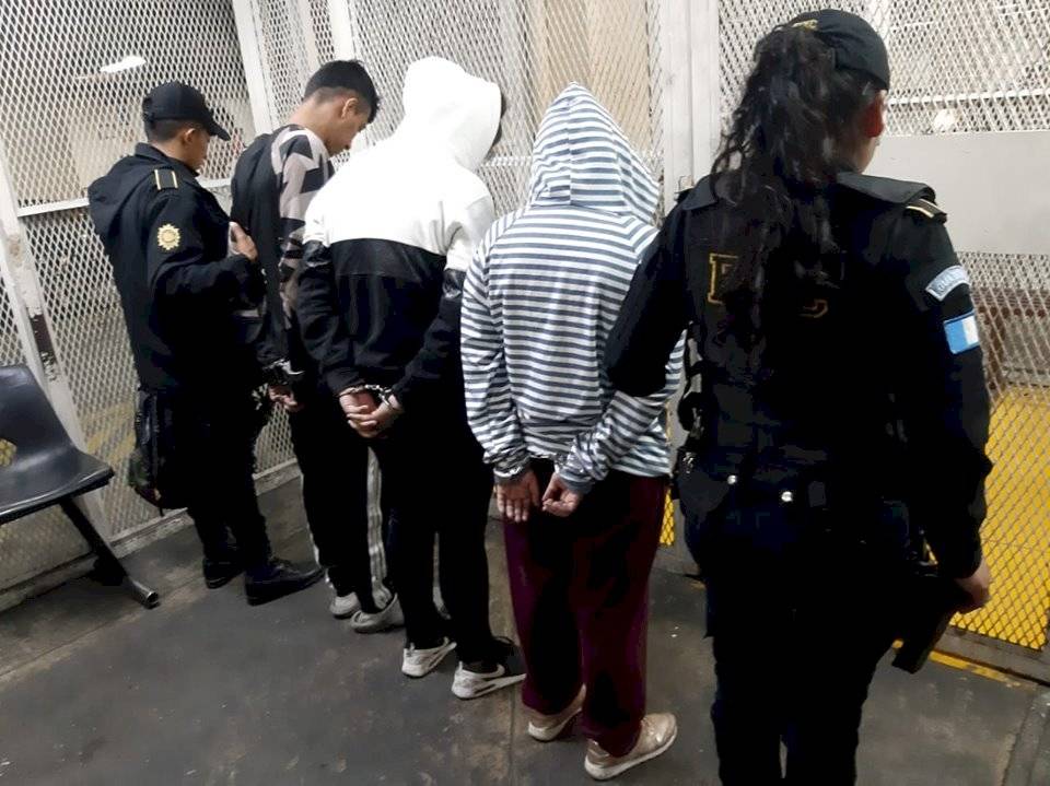 capturan a sicarios en zona 18