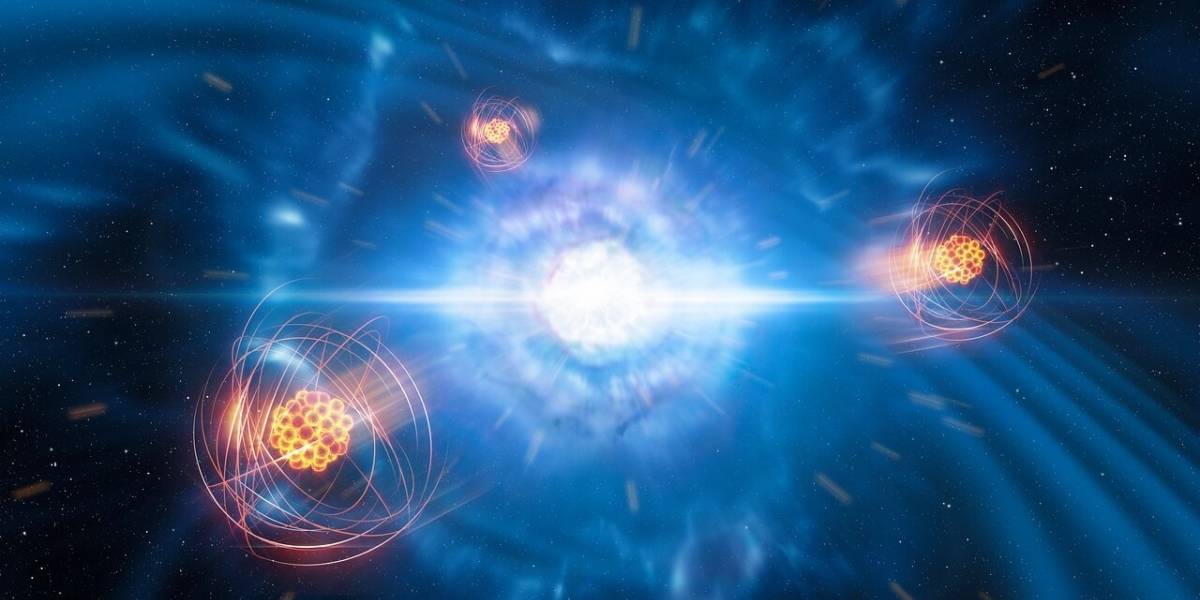 Hallan un elemento pesado nacido de una fusión de estrellas por primera vez