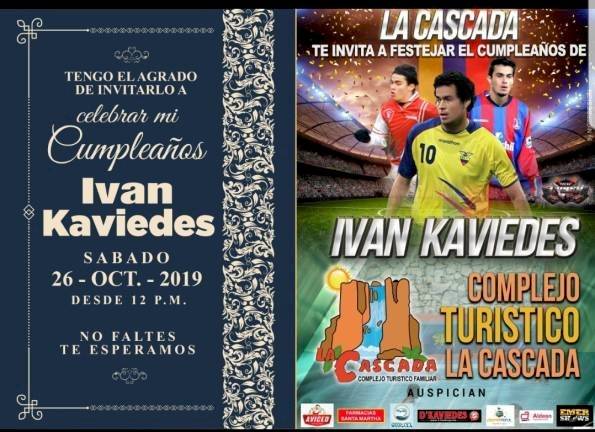 ¡Farrón! Iván Kaviedes festejará su cumpleaños a lo grande