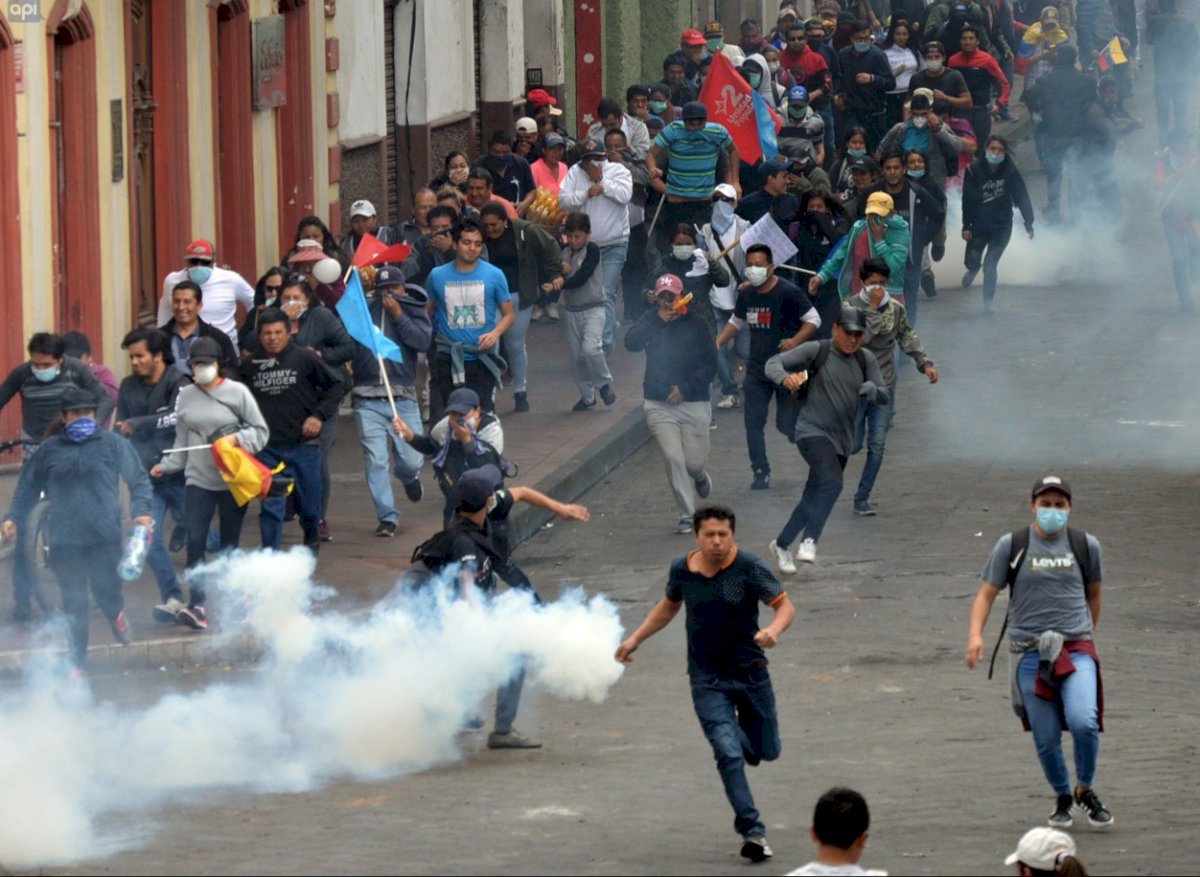 Protestas del 9 de octubre en Cuenca