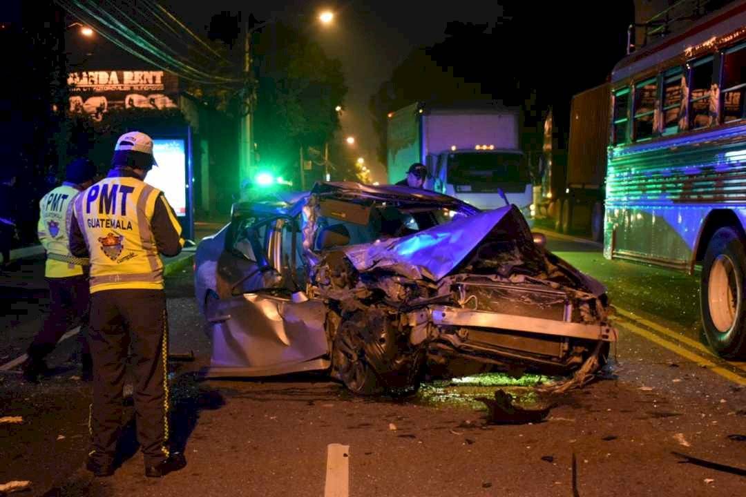 Accidente fatal en zona 13