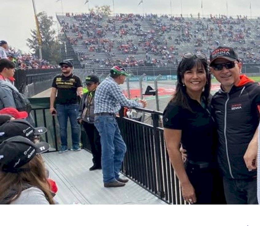 Cash Luna en el Gran Premio de Mexico