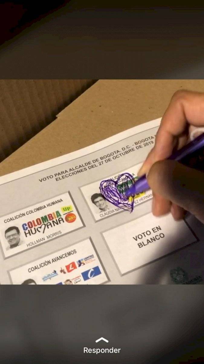 Voto Angélica Lozano