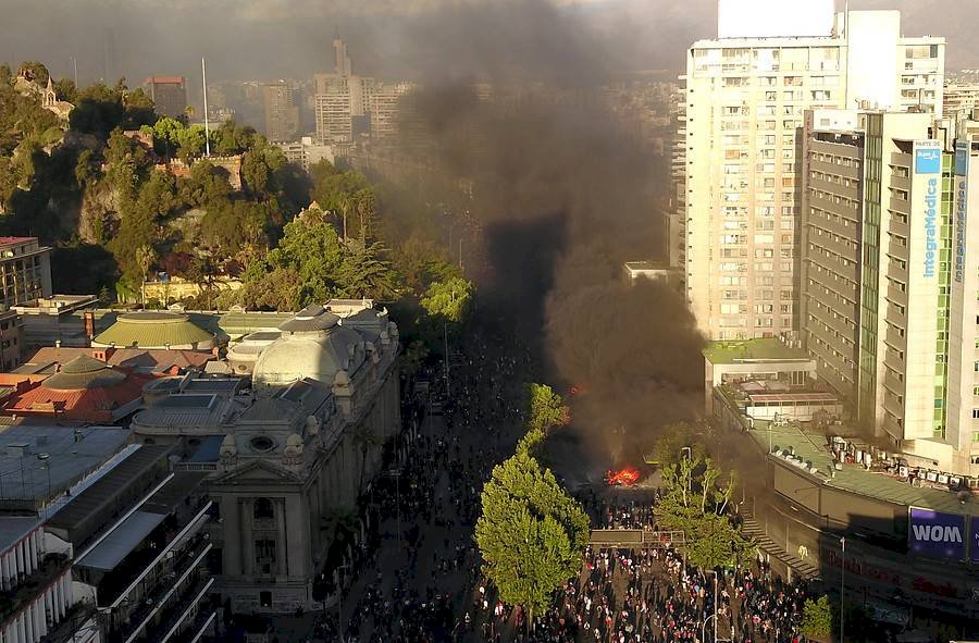 Protesta Santiago