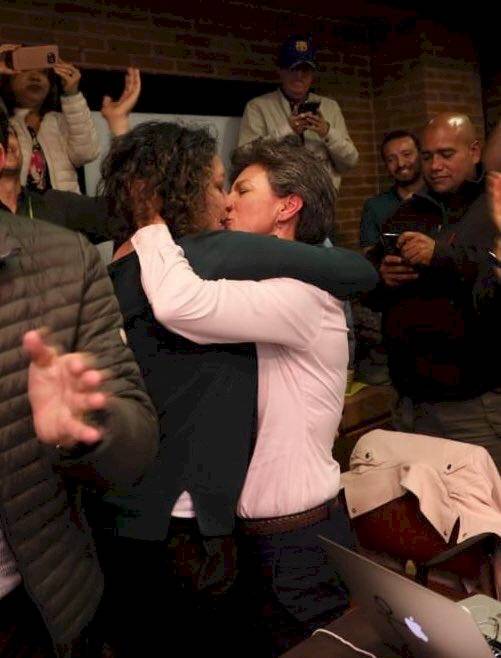 Claudia Lopez celebración