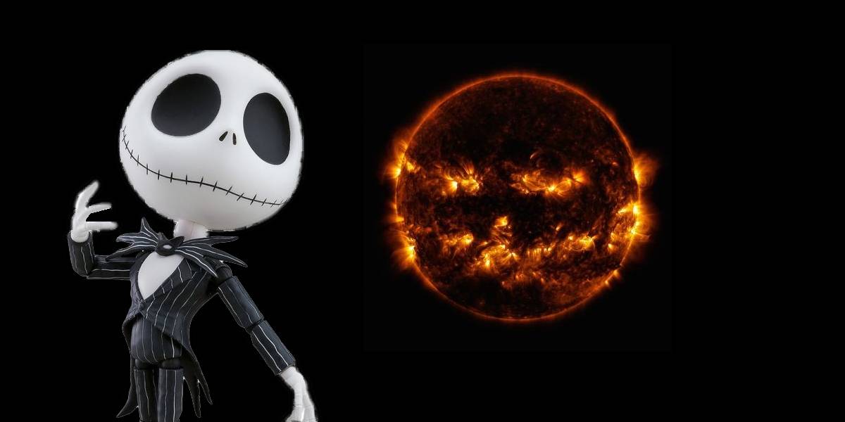 NASA publica una escalofriante foto del Sol que luce como una calabaza de Halloween