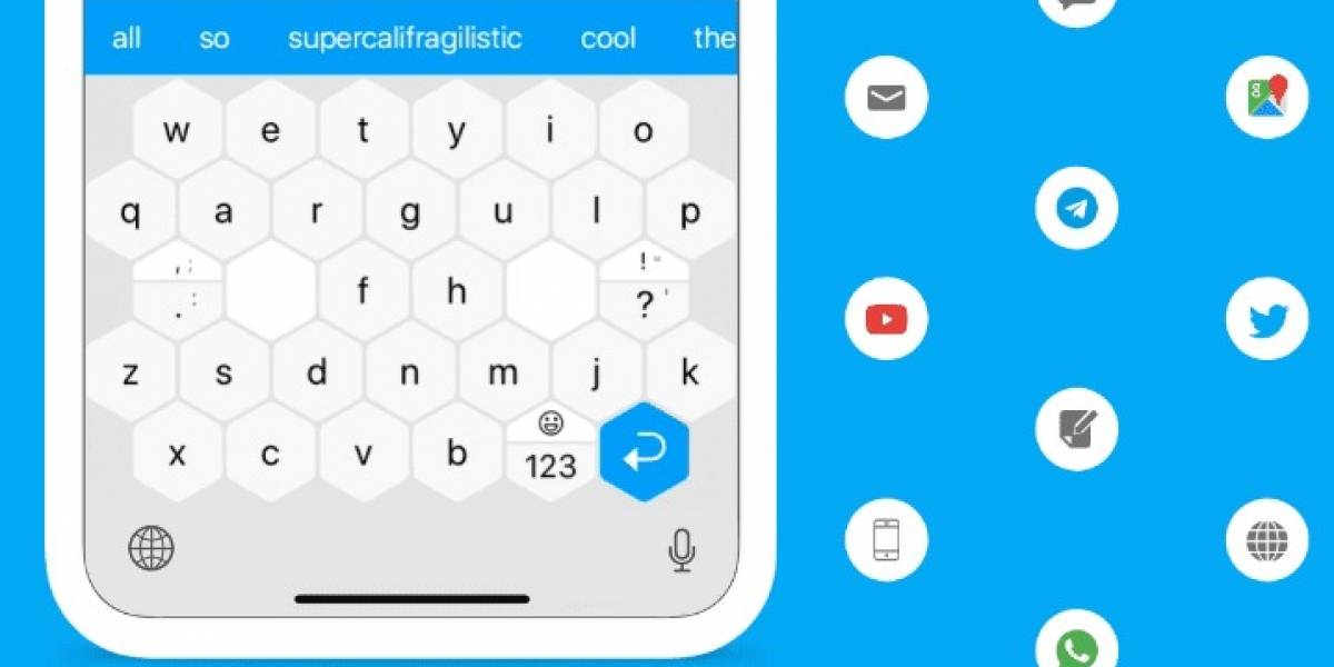 Android estrenará teclado inteligente en forma de “hexágono” y más veloz