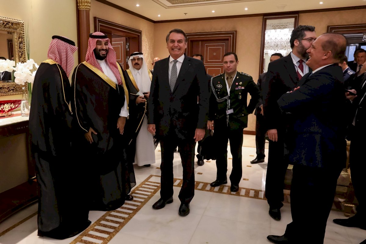 Jair Bolsonaro e o príncipe da Arábia Saudita, Mohammed bin Salman