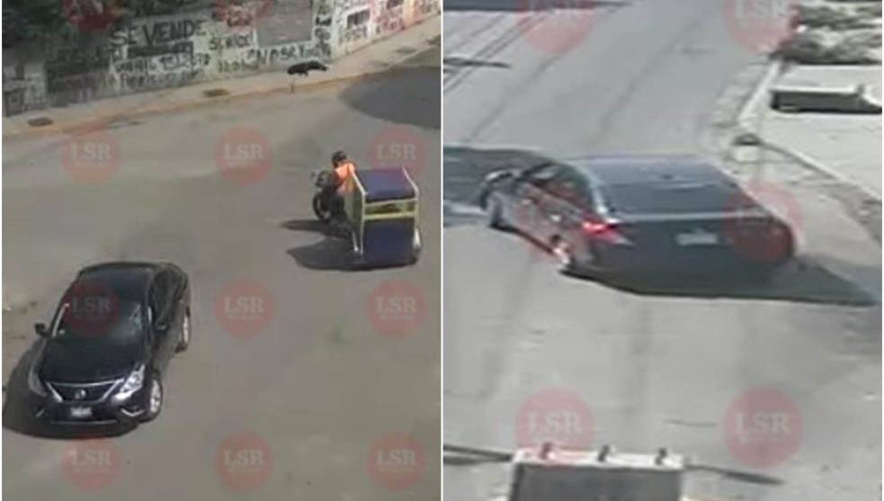 Auto de los atacantes del alcalde de Valle de Chalco