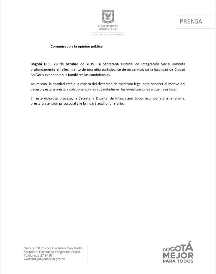 Comunicado
