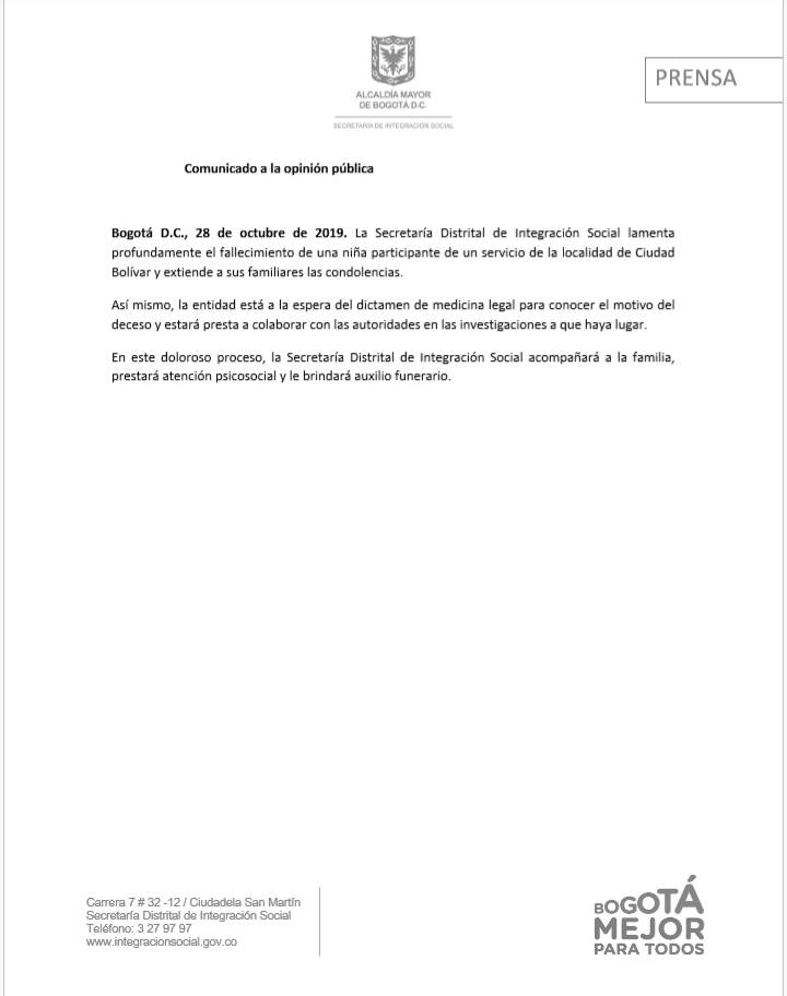 Comunicado