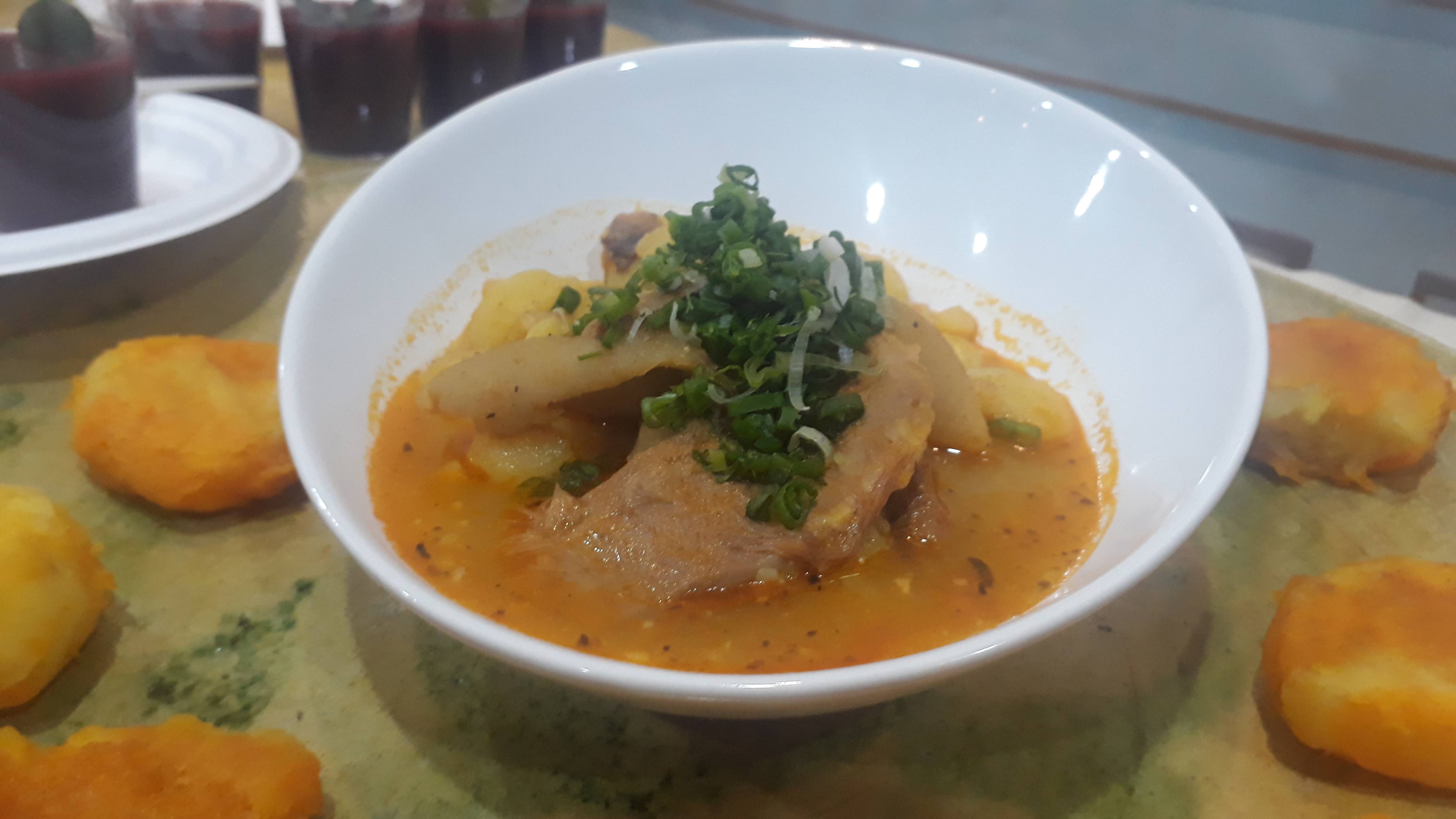 Papas con cuero