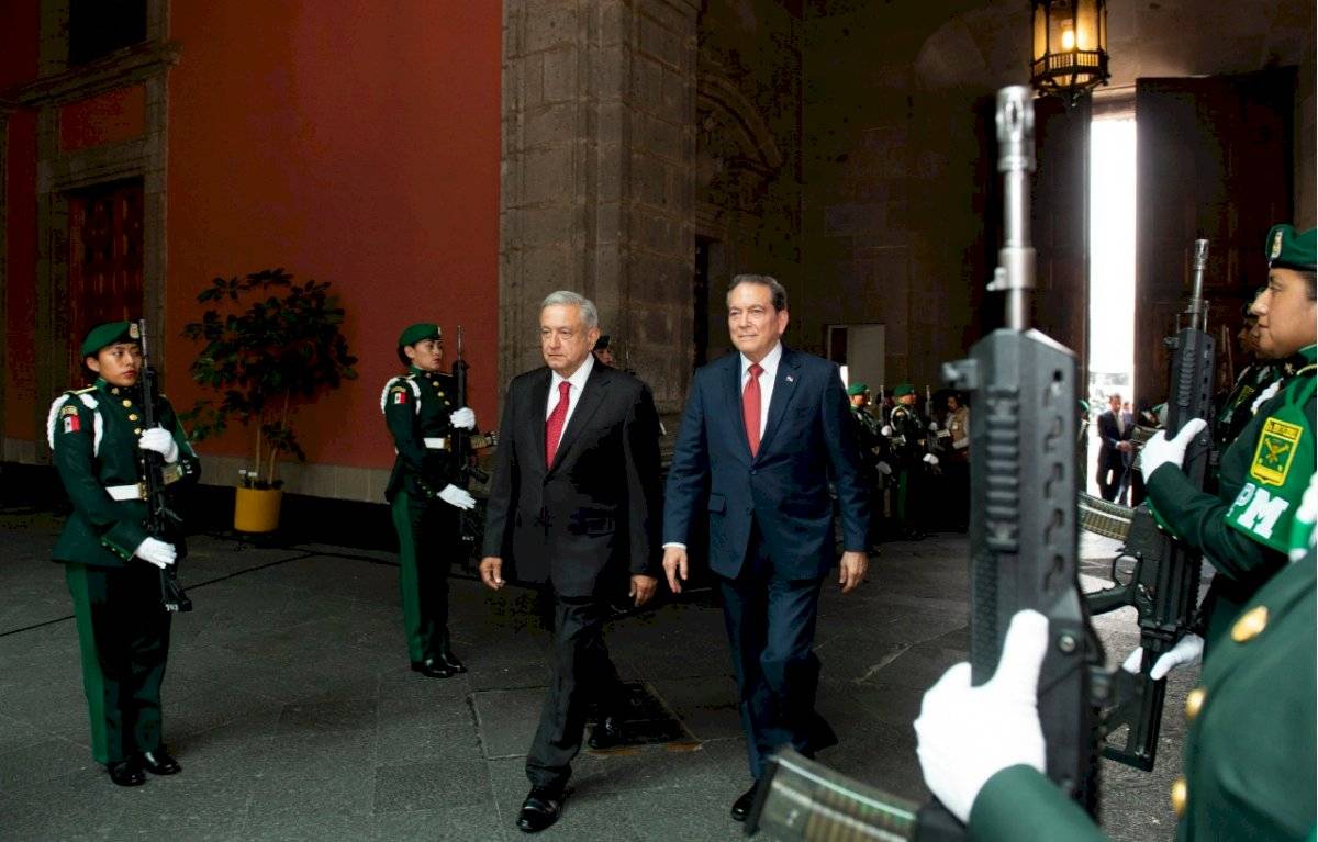 Visita oficial del presidente de Panamá, Laurentino Cortizo Cohen.